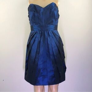Max & Cleo Strapless Midnight Blue Dress